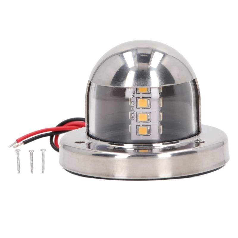 Ejoyous Navigationslichter Boot, DC 12V LED Navigationslichter für Boote IP66 Wasserdichtes Signalleuchte Boot Positionslicht Ankerlicht Weißes Licht 135 ° Leuchtwinkel von Ejoyous