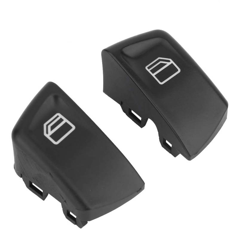 Fensterschalter Knopf Abdeckkappe 2pcs Fensterschalter Knopfabdeckungen für Vito Viano W639 Sprinter II 906 2003-2013 807624374022 Elektrischer Fensterheber Schalter von Ejoyous