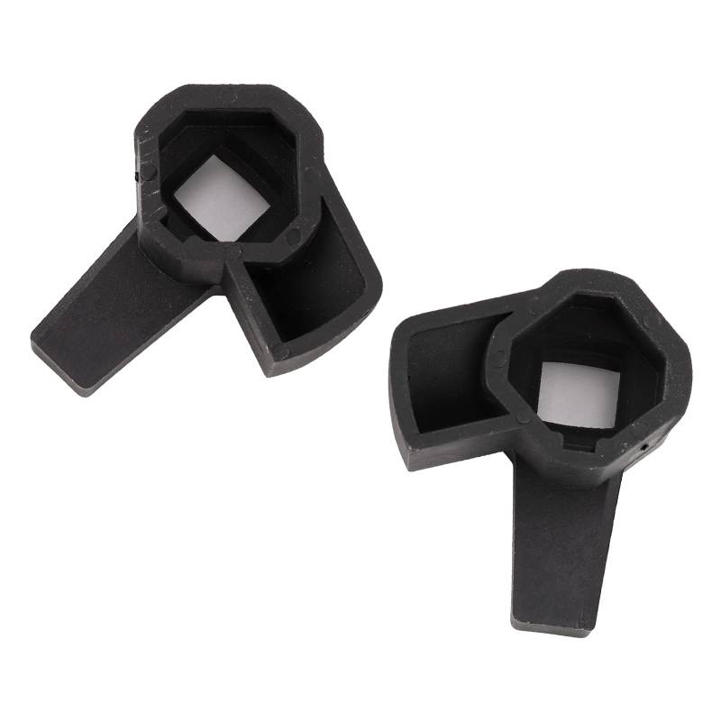 Ejoyous Front Haubenverschluss Smart Fortwo 2007-2015, Qualität ABS Material, Einfache Installation, Schwarz, Passend für Auto, Front von Ejoyous