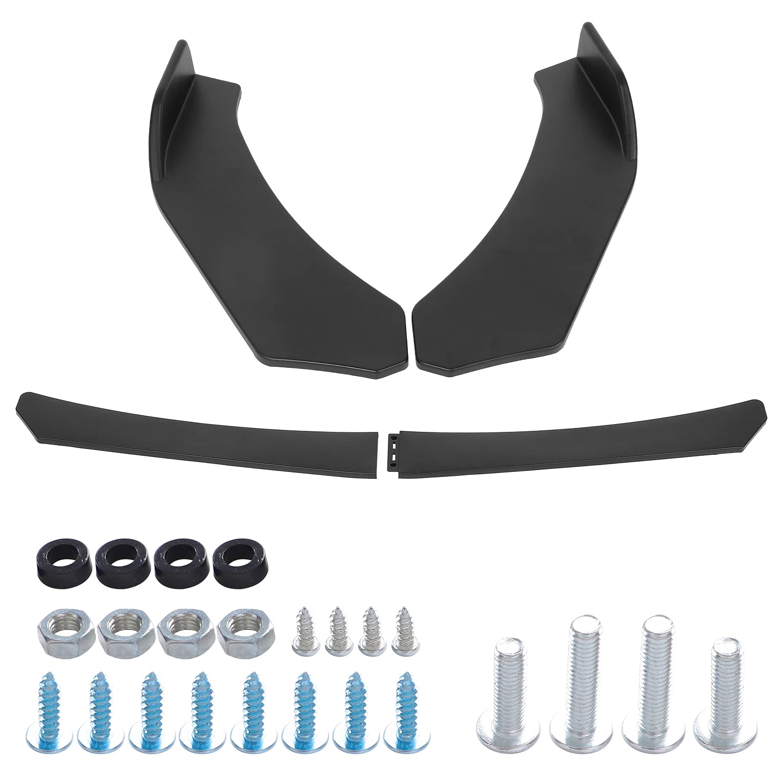 Frontspoiler Lippe Auto Frontstoßstange Splitter Lip Spoiler, Universal Spoilerlippe Diffusor, Anwendbare Autobreite: Ca. 160-190cm Frontspoiler Lippe Auto Frontstoßstange Splitter Lip Spoiler, Universal Spoilerlippe Diffusor, Anwendbare Autobreite: Ca. 160-190cm von Ejoyous