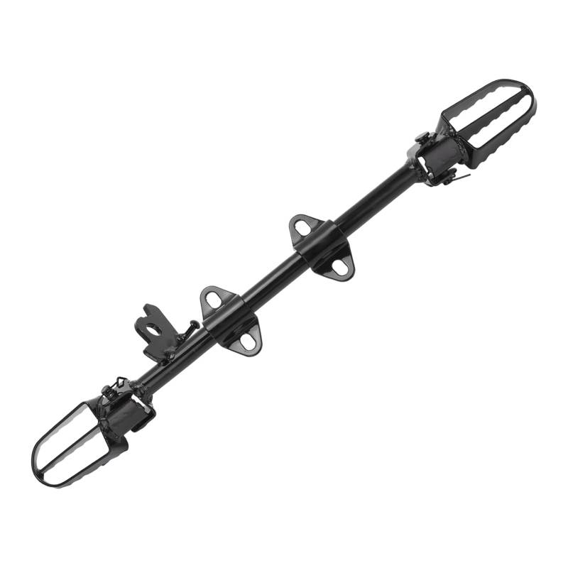 Ejoyous Stahllegierung Motorrad Fußrasten Halterung, Schwarz, für CRF50, SDG, SSR, Taotao, Baja & viele andere, Vorder/Hinter, passend für eine breite Palette von Motorrädern und Pit Bikes von Ejoyous