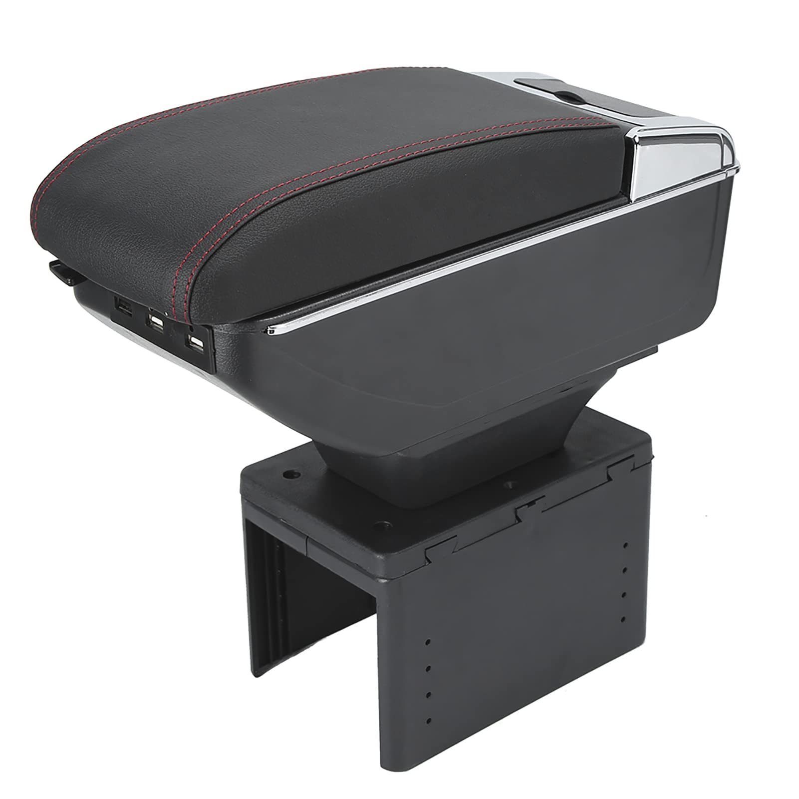 Mittelarmlehne Universal Auto, Mittelkonsole Armlehne Box Auto Armlehne mit USB-Schnittstelle Verstellbar Aufbewahrungsbox für die meisten Fahrzeuge und LKWs Mittelarmlehne Universal Auto, Mittelkonsole Armlehne Box Auto Armlehne mit USB-Schnittstelle Verstellbar Aufbewahrungsbox für die meisten Fahrzeuge und LKWs von Ejoyous