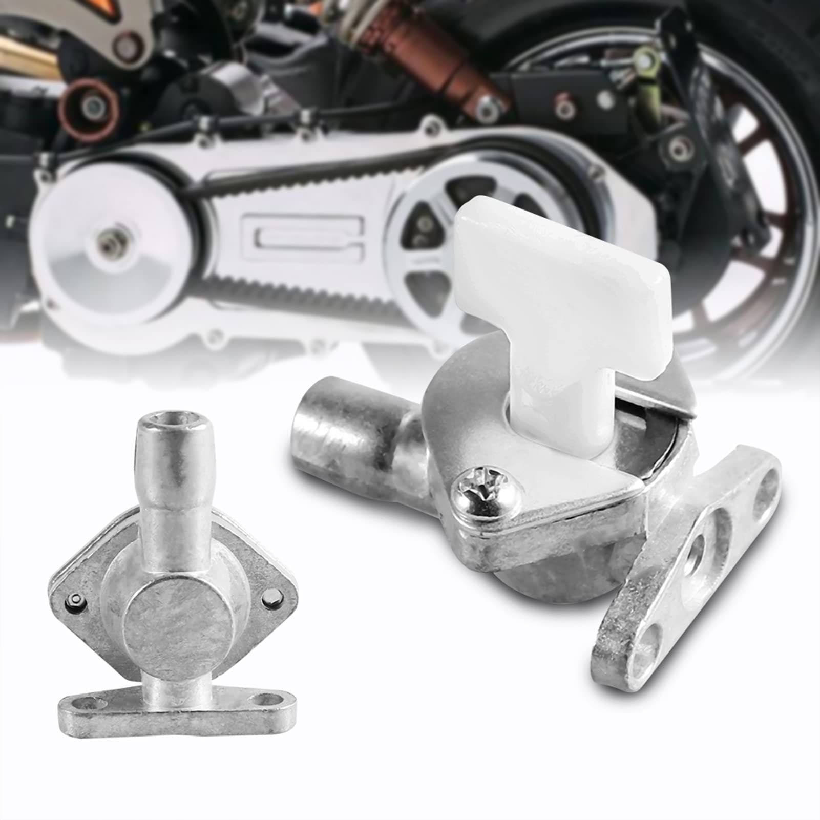 Motorrad Benzinhahn Schalter, Kraftstoff Benzintankschalter Tankdeckel Ventilhahn Universal Benzinhahn Benzin Schalter Benzin Hahn Kraftstoffhahn für 47 Cc 49 Cc Mini Moto Pit Dirt Bike Motorrad Benzinhahn Schalter, Kraftstoff Benzintankschalter Tankdeckel Ventilhahn Universal Benzinhahn Benzin Schalter Benzin Hahn Kraftstoffhahn für 47 Cc 49 Cc Mini Moto Pit Dirt Bike von Ejoyous