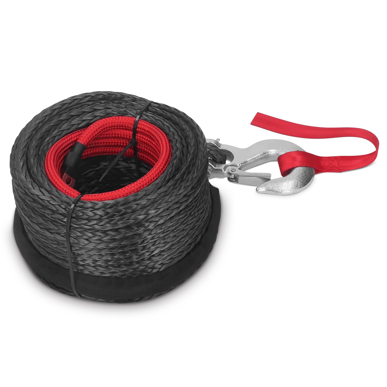 Synthetisches Windenseil, Synthetik-Kunststoff-Seil Seil-Winde Winden UV Beweis Abnutzungsbeständiges Forstseil Anhängerseil Fahrzeugwinde LKW ATV UTV 18740 Lbs 10mm X 30m Synthetisches Windenseil, Synthetik-Kunststoff-Seil Seil-Winde Winden UV Beweis Abnutzungsbeständiges Forstseil Anhängerseil Fahrzeugwinde LKW ATV UTV 18740 Lbs 10mm X 30m von Ejoyous