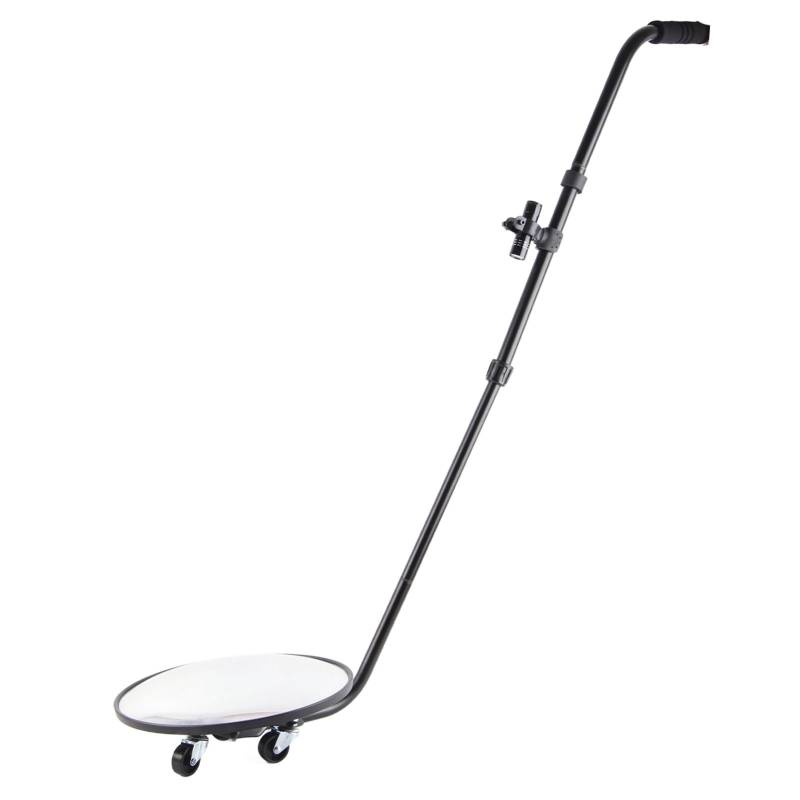 Teleskop Inspektionsspiegel, Unter dem Fahrzeug Inspektionsspiegel mit Teleskopgriff und Taschenlampe Unter dem Auto Spiegel Sicherheitsspiegel für LKWs RV Bus Haus von Ejoyous