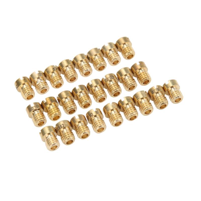 M5 Vergaser Hauptdüsen Set für Dellorto, 55‑115 Vergaserdüsen Satz 25 Stück Vergaseranlagen Hauptdüsensatz für Roller Schaltmoped, Kompatibel Dellorto PHBG 21 19.5 19 SHA 13 14 15 von Ejoyous