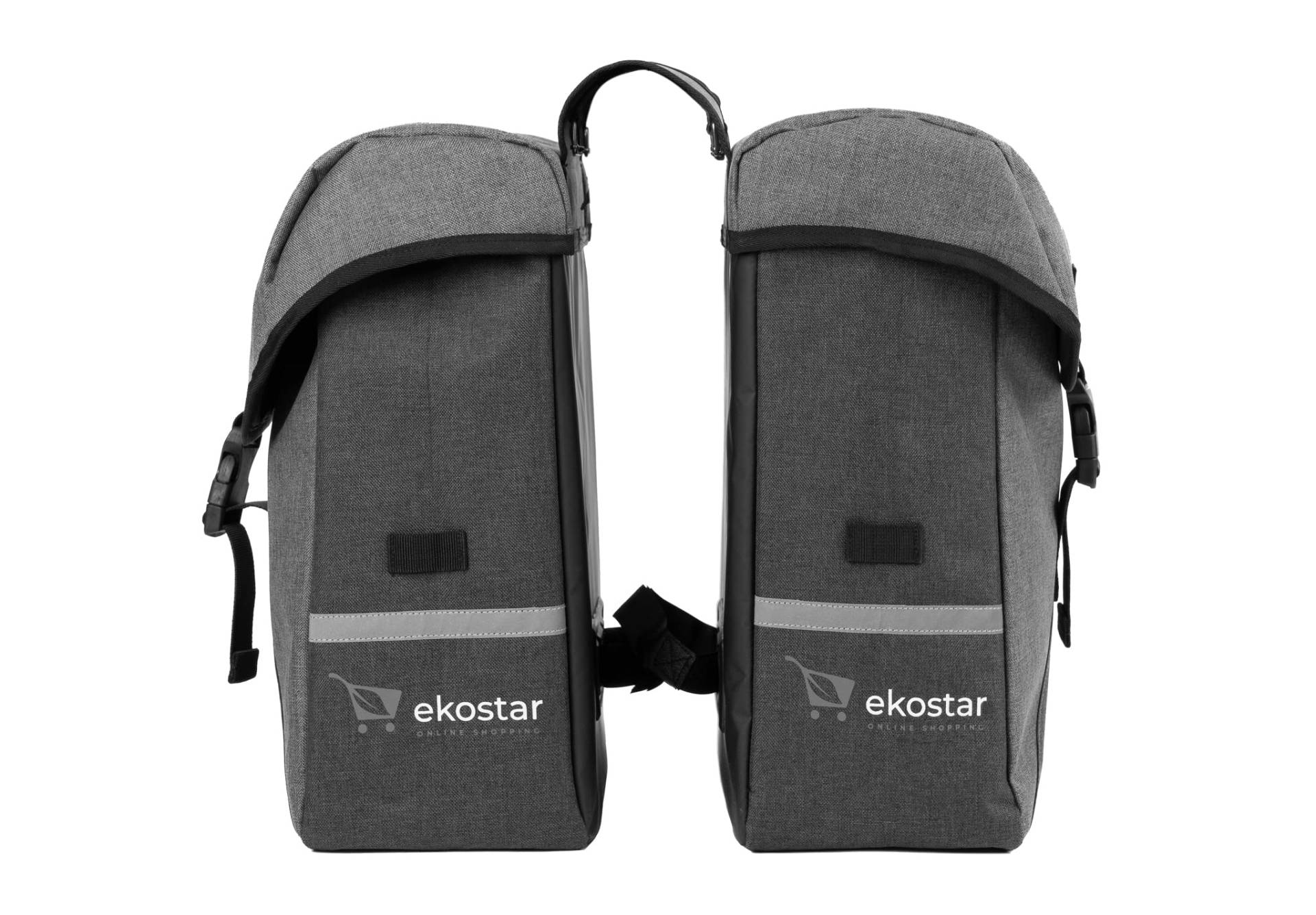 Ekostar online shopping - Doppelte Fahrradtasche - Dunkel- und Hellgrau - Wasserabweisend - Fahrradtasche - 34 Liter - Fahrradtaschen Elektrofahrräder Ekostar online shopping - Doppelte Fahrradtasche - Dunkel- und Hellgrau - Wasserabweisend - Fahrradtasche - 34 Liter - Fahrradtaschen Elektrofahrräder von Ekostar online shopping