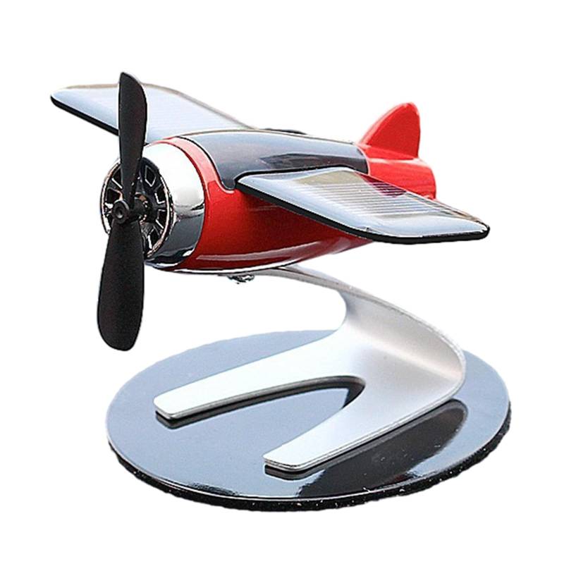 Eladcncmc Solarflugzeug Neuheit Spielzeug Flugzeuge Modell Festen Duftstoffen Auto Aromatherapien Ornament Auto Zubehör von Eladcncmc