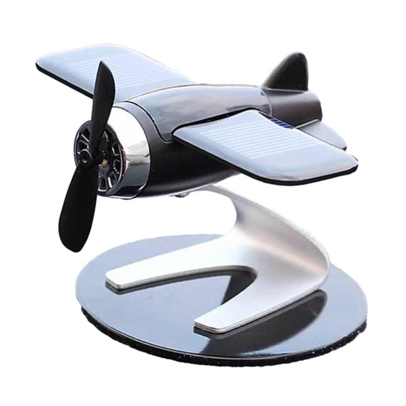 Eladcncmc Solarflugzeug Neuheit Spielzeug Flugzeuge Modell Festen Duftstoffen Auto Aromatherapien Ornament Auto Zubehör von Eladcncmc