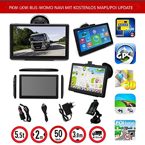 Electronics Master 7" Zoll Navi DRIVE-7.0 Neuste Kartenmaterial Europa Inkl. Russland und turkish für LKW TRUCK BUS TAXI CAMPER Navi. SOFORT LIEFERBAR von drive-tech