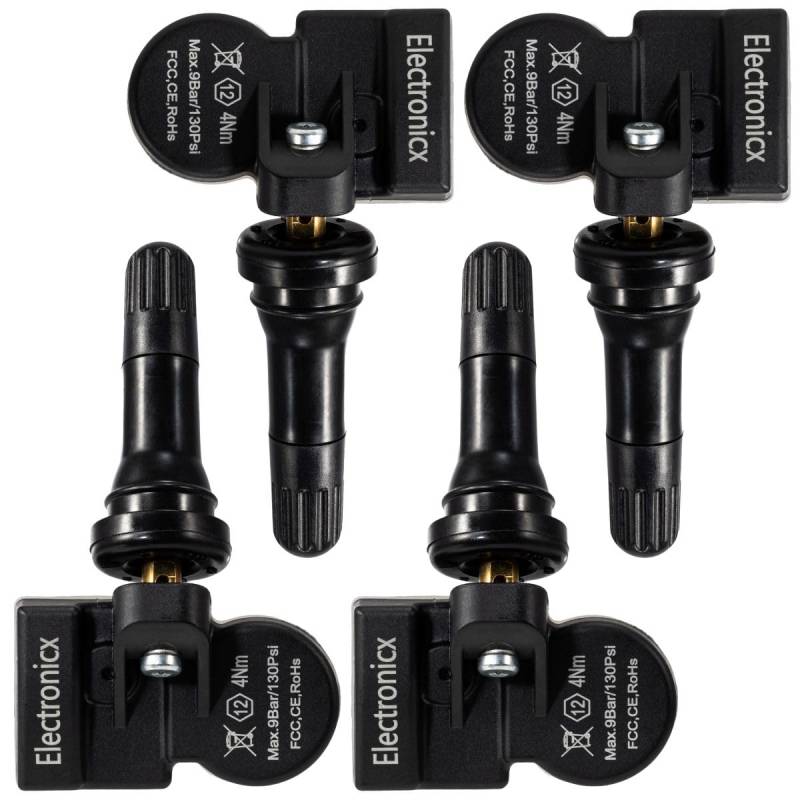 4x RDKS TPMS Reifendrucksensor Reifendruckkontrollsystem Gummiventil Bentayga Urus Amarok Caddy EOS Golf von Electronicx