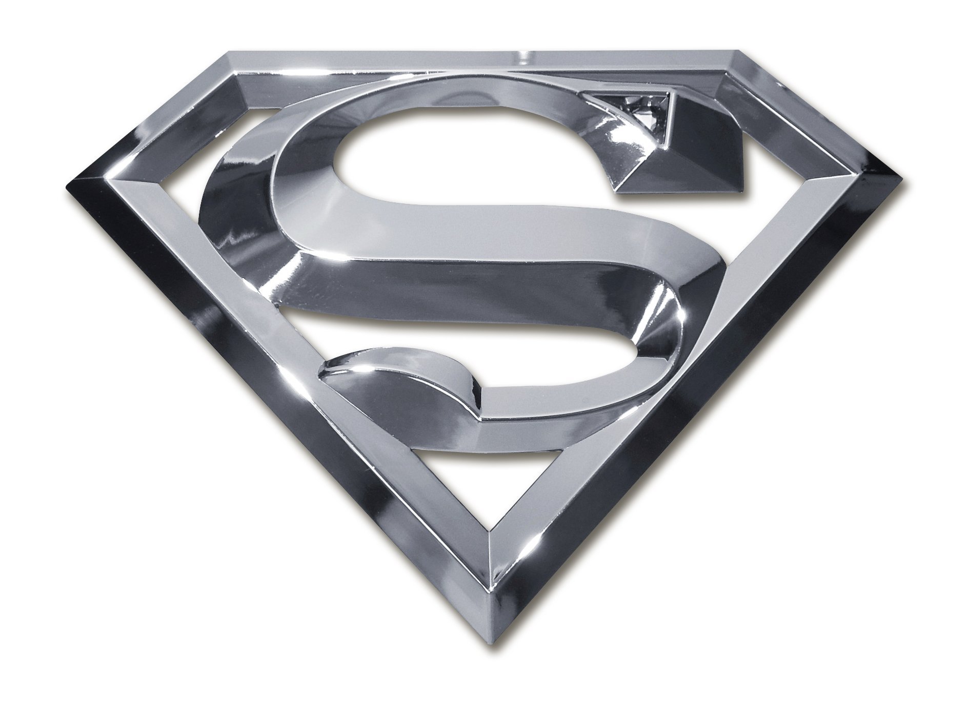 Elektroplate Superman 3D Chrom ABS Auto Emblem - Silber - Universal - Emblem Elektroplate Superman 3D Chrom ABS Auto Emblem - Silber - Universal - Emblem von Elektroplate