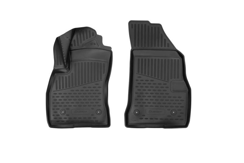 Element Passgenaue Premium 3D Gummimatten Fussmatten passend für FIAT Doblo Cargo Maxi, 2015-2022, 2 TLG, Schwarz von Element