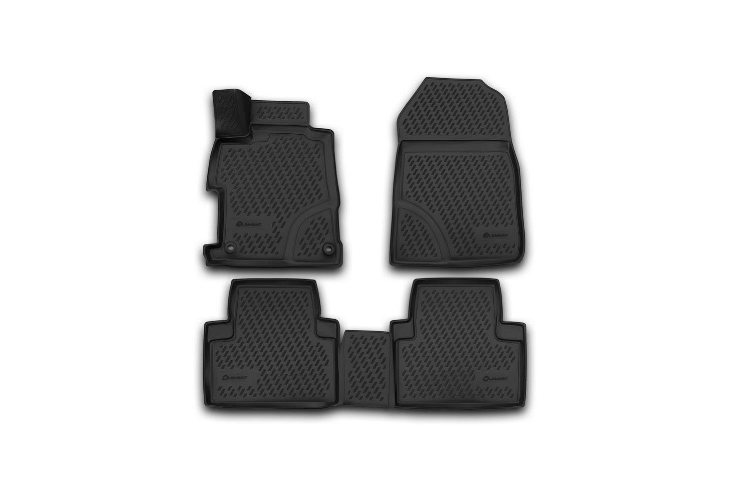 Element 3D Gummimatten Passgenaue Fußmatten Honda Civic 4D 2012-2015 Limousine 4tlg, Schwarz Element 3D Gummimatten Passgenaue Fußmatten Honda Civic 4D 2012-2015 Limousine 4tlg, Schwarz von Element