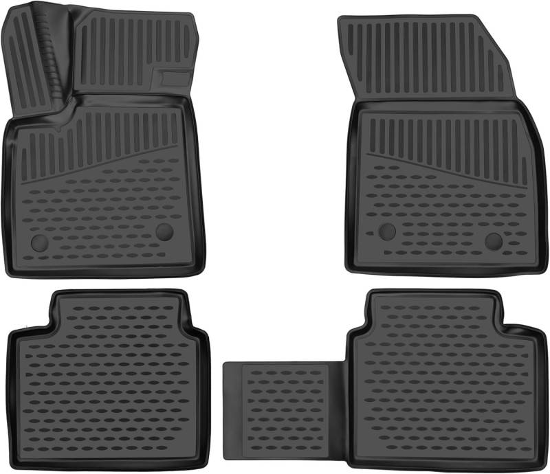Element 3D Gummimatten Set für Ford Focus Turnier Combi, IV Mk4, 2018-2024 | 100% passgenaue Auto Fußmatten, robuste Universal Fußmatte Auto, Gummimatten Auto, Auto Fussmatten Gummi, Auto Gummimatten von Element