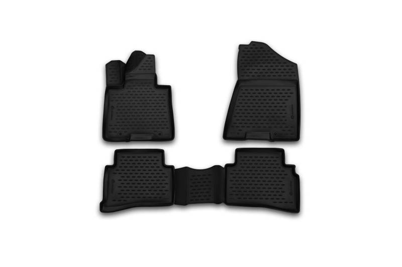 Element Passgenaue Premium 3D Gummimatten Fussmatten Designed für KIA Sportage, Mk4 IV, 2015-2022, 4 TLG, Schwarz von Element