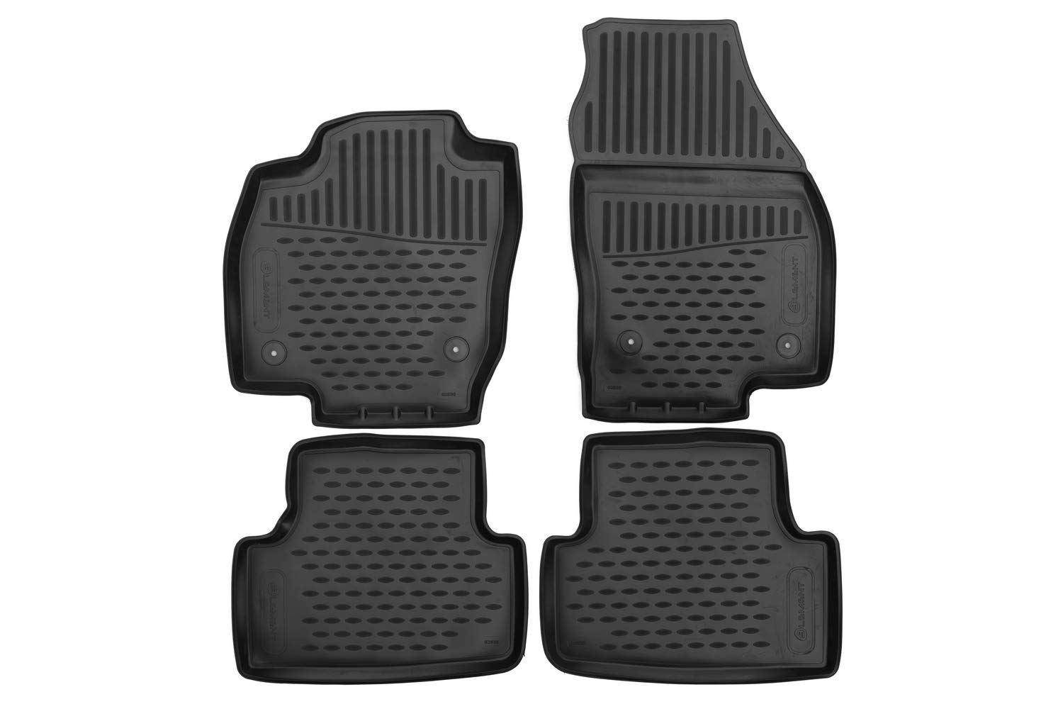 Element 3D Gummimatten Set passend für VW T-Cross | 2018-2024 | 100% passgenaue Auto Fußmatten, robuste Universal Fußmatte Auto, Gummimatten, Schwarz Element 3D Gummimatten Set passend für VW T-Cross | 2018-2024 | 100% passgenaue Auto Fußmatten, robuste Universal Fußmatte Auto, Gummimatten, Schwarz von Element