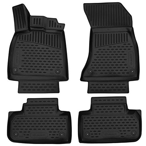 Element Passgenaue Premium Antirutsch Gummi Fußmatten - Audi Q5, SUV, schwarz von Element