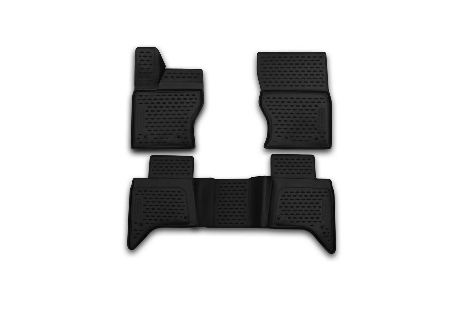Element EXP.Format.CARLDR0001 Passgenaue Fußmatten für Land Range Rover 2015, Gummi, Schwarz von Element