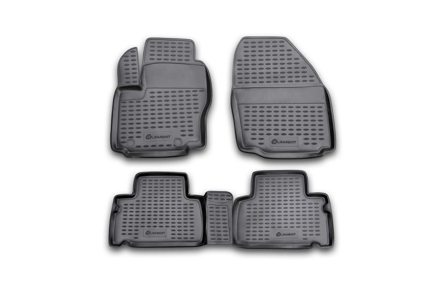 Element Passgenaue Premium 3D Gummimatten Fussmatten passend für Ford S-MAX, 2006-2024 (FN), 4 TLG. von Element