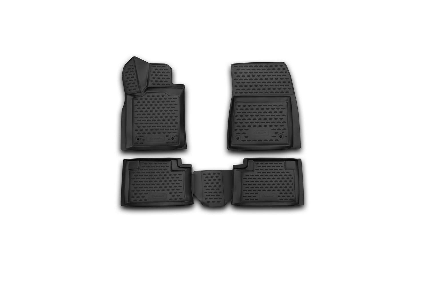 Element 3D Passgenaue Premium Antirutsch Gummimatten Fußmatten Jeep Grand Cherokee IV WK2 2011-2020 von Element