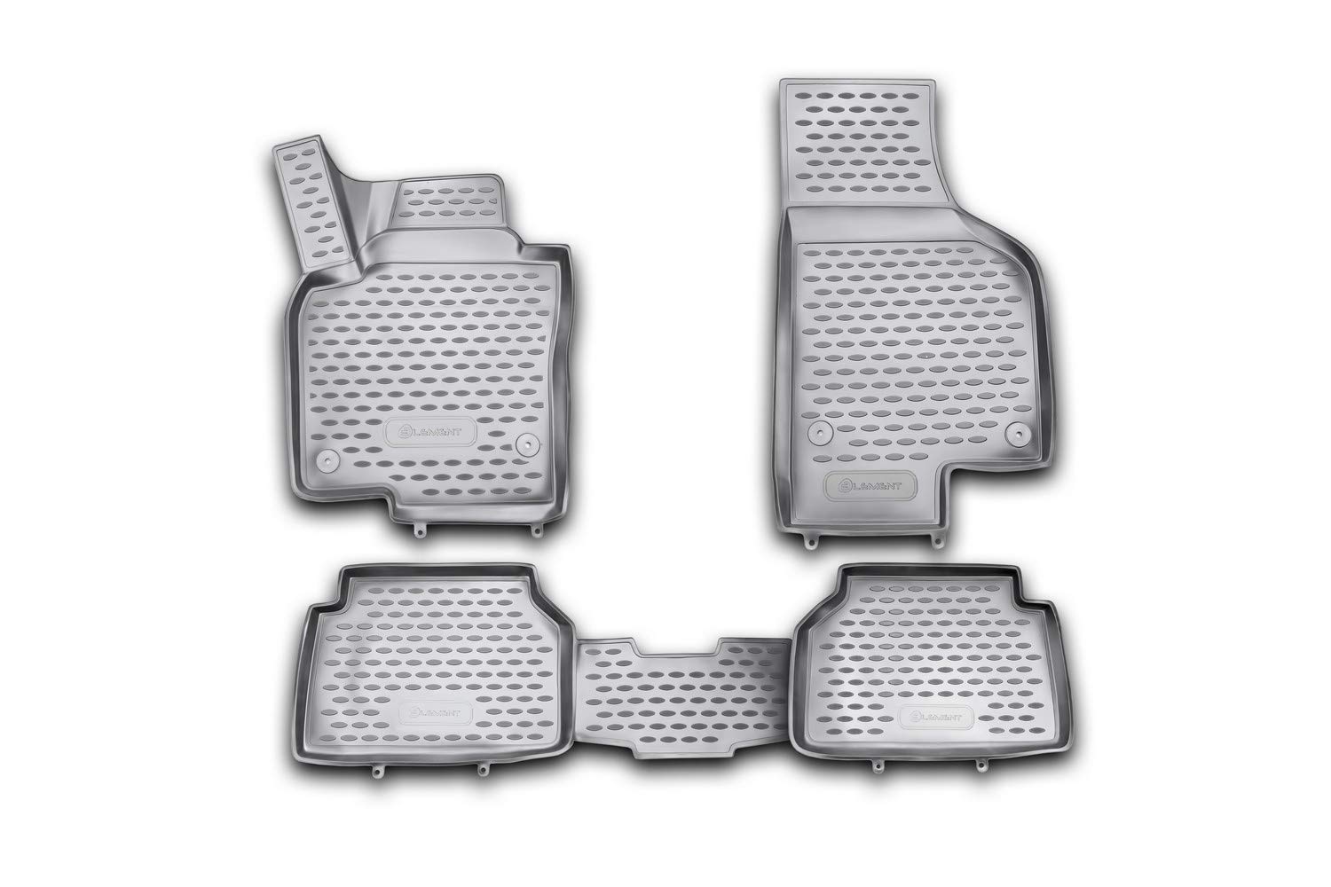 Element 3D Gummimatten Set passend für VW Tiguan| MK1 | 2007-2018 | 100% passgenaue Auto Fußmatten, robuste Universal Fußmatte Auto, Gummimatten Auto, Auto Fussmatten Gummi Element 3D Gummimatten Set passend für VW Tiguan| MK1 | 2007-2018 | 100% passgenaue Auto Fußmatten, robuste Universal Fußmatte Auto, Gummimatten Auto, Auto Fussmatten Gummi von Element
