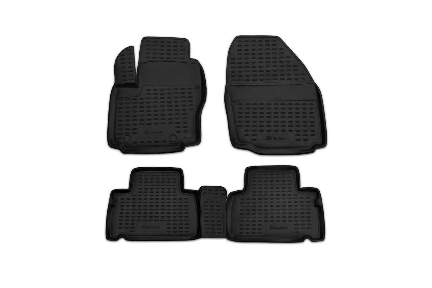 Element Passgenaue Premium 3D Gummimatten Fussmatten passend für Ford S-MAX, 2006-2024 (RN), 4 TLG. von Element