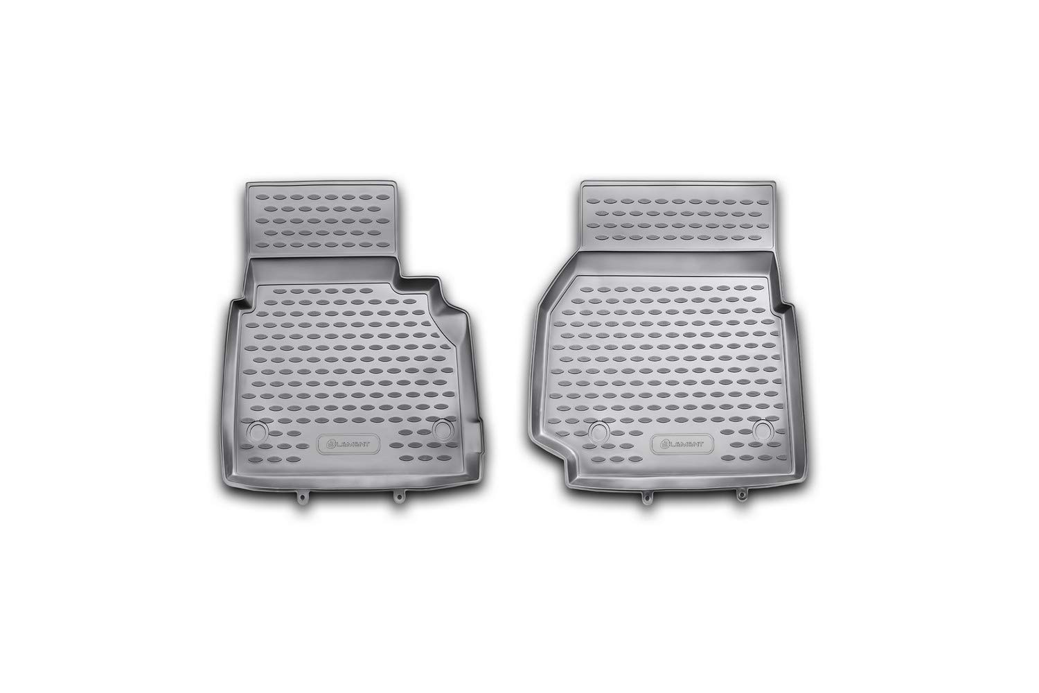 Element 3D Gummimatten Set passend für Land Rover Defender 90 | MK1 restyling, 3 Türen | NUR VORNE FUSSMATTEN | 2007-2016 | 100% passgenaue Auto Fußmatten, robuste Universal Fußmatte Auto Element 3D Gummimatten Set passend für Land Rover Defender 90 | MK1 restyling, 3 Türen | NUR VORNE FUSSMATTEN | 2007-2016 | 100% passgenaue Auto Fußmatten, robuste Universal Fußmatte Auto von Element