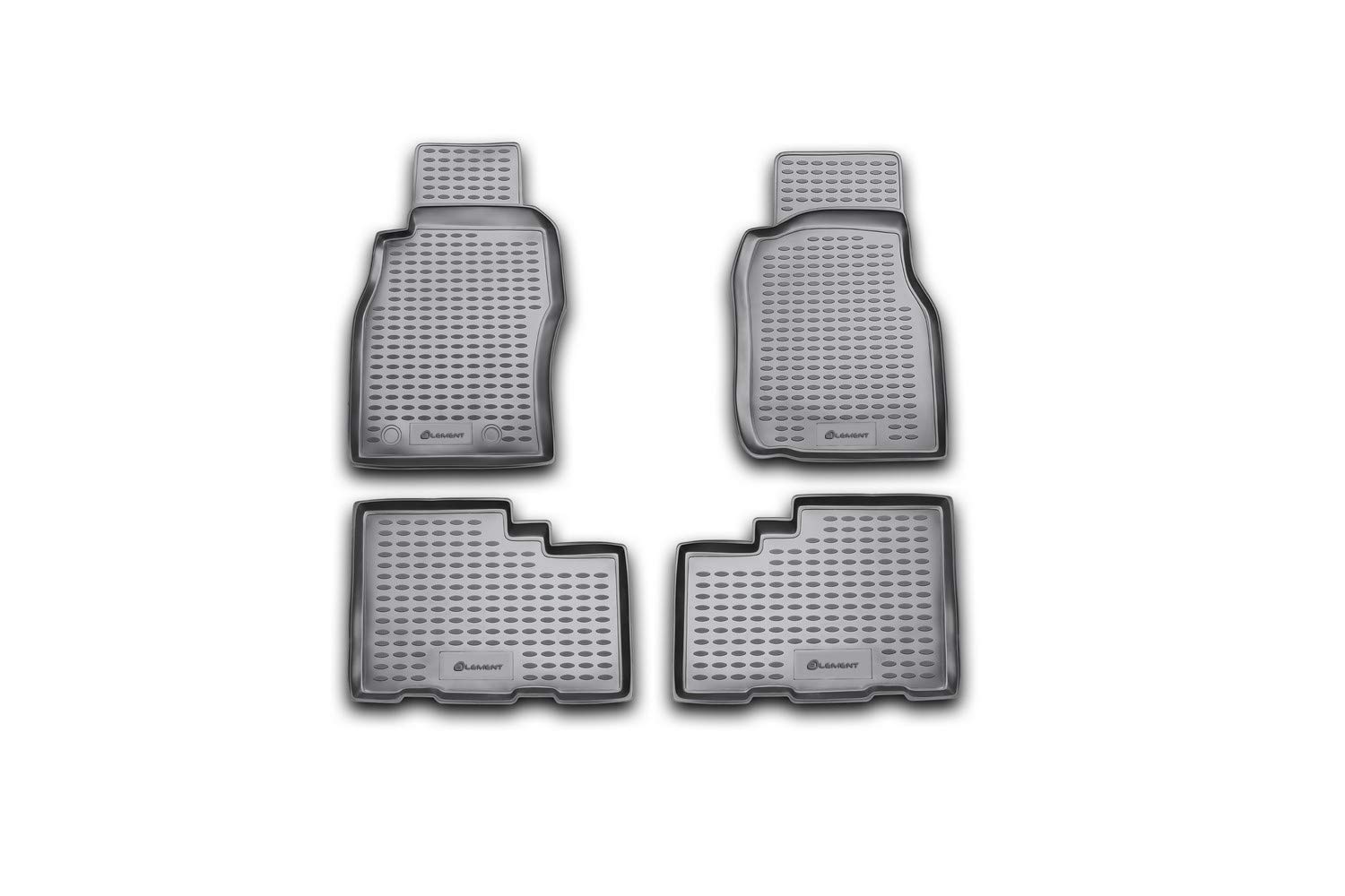 Element 3D Gummimatten Set passend für Nissan Patrol | Mk5 V Y61 | 1997-2004 | 100% passgenaue Auto Fußmatten, robuste Universal Fußmatte Auto, Gummimatten Auto, Auto Fussmatten Gummi Element 3D Gummimatten Set passend für Nissan Patrol | Mk5 V Y61 | 1997-2004 | 100% passgenaue Auto Fußmatten, robuste Universal Fußmatte Auto, Gummimatten Auto, Auto Fussmatten Gummi von Element
