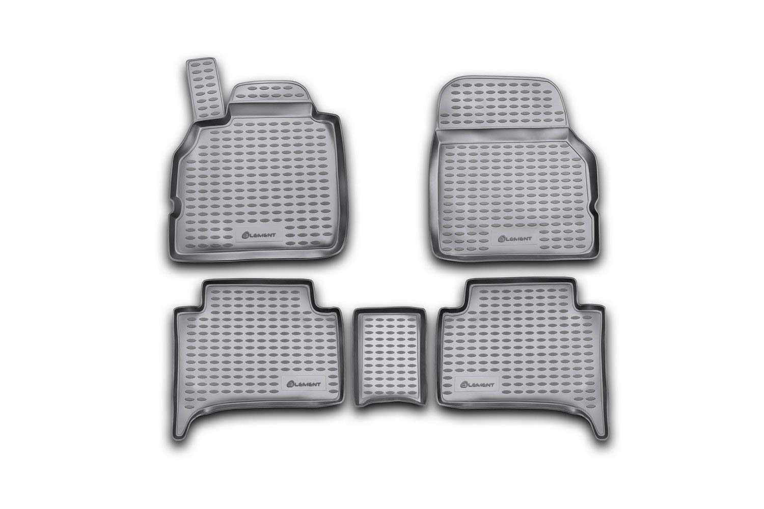 Element Gummimatten Passgenaue Fußmatten Renault Scenic (II) 2003-2009 5tlg von Element