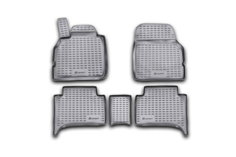Element Gummimatten Passgenaue Fußmatten Renault Scenic (II) 2003-2009 5tlg von Element