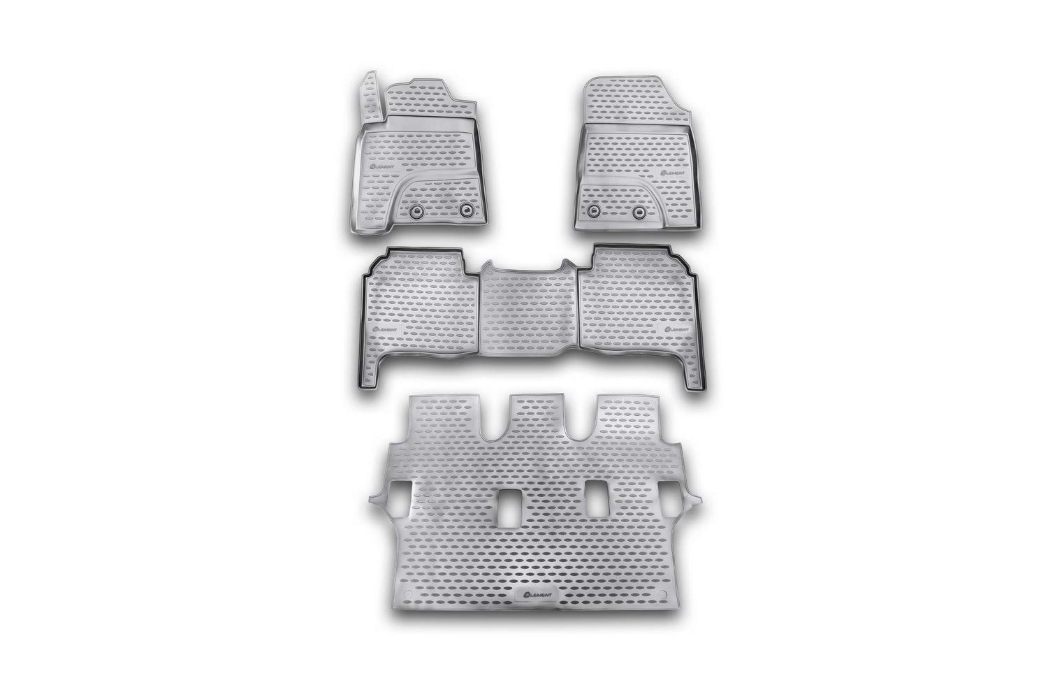 Element Gummimatten Passgenaue Fußmatten Toyota Land Cruiser 200 2012-2015 4tlg, Schwarz Element Gummimatten Passgenaue Fußmatten Toyota Land Cruiser 200 2012-2015 4tlg, Schwarz von Element