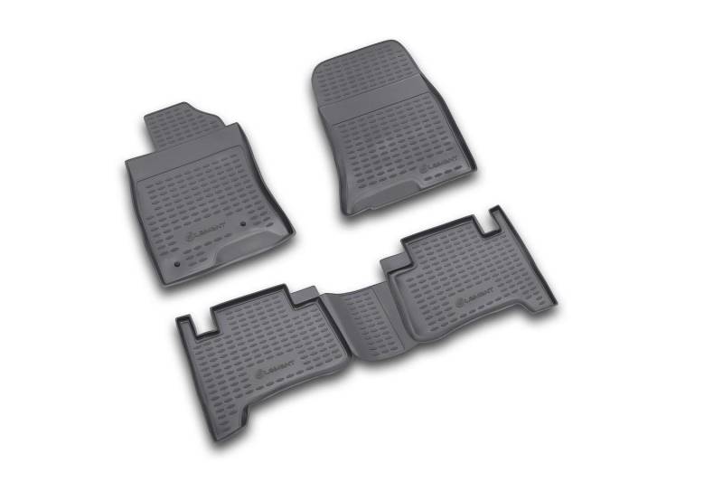 Element Gummimatten Passgenaue Fußmatten Toyota Land Cruiser Prado 01/2003-12/2009 4tlg, Schwarz von Element