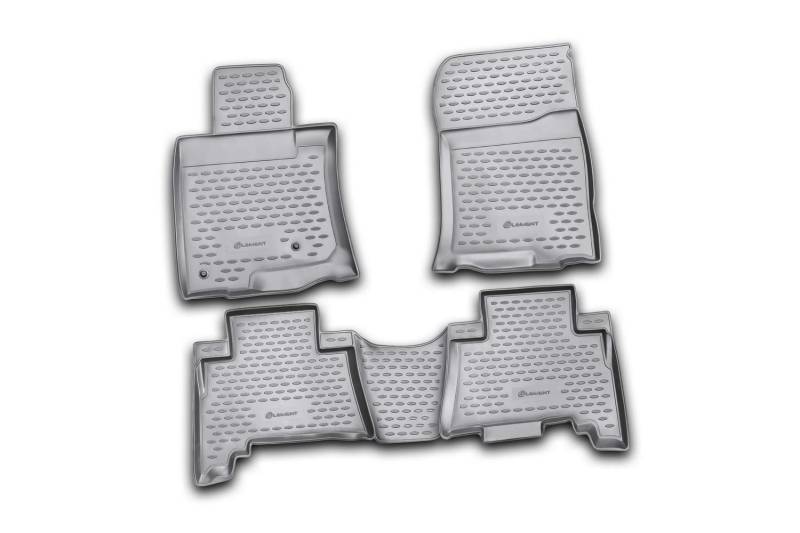 Element Gummimatten Passgenaue Fußmatten Toyota Land Cruiser Prado 5sitze 12/2009-2013 4tlg von Element