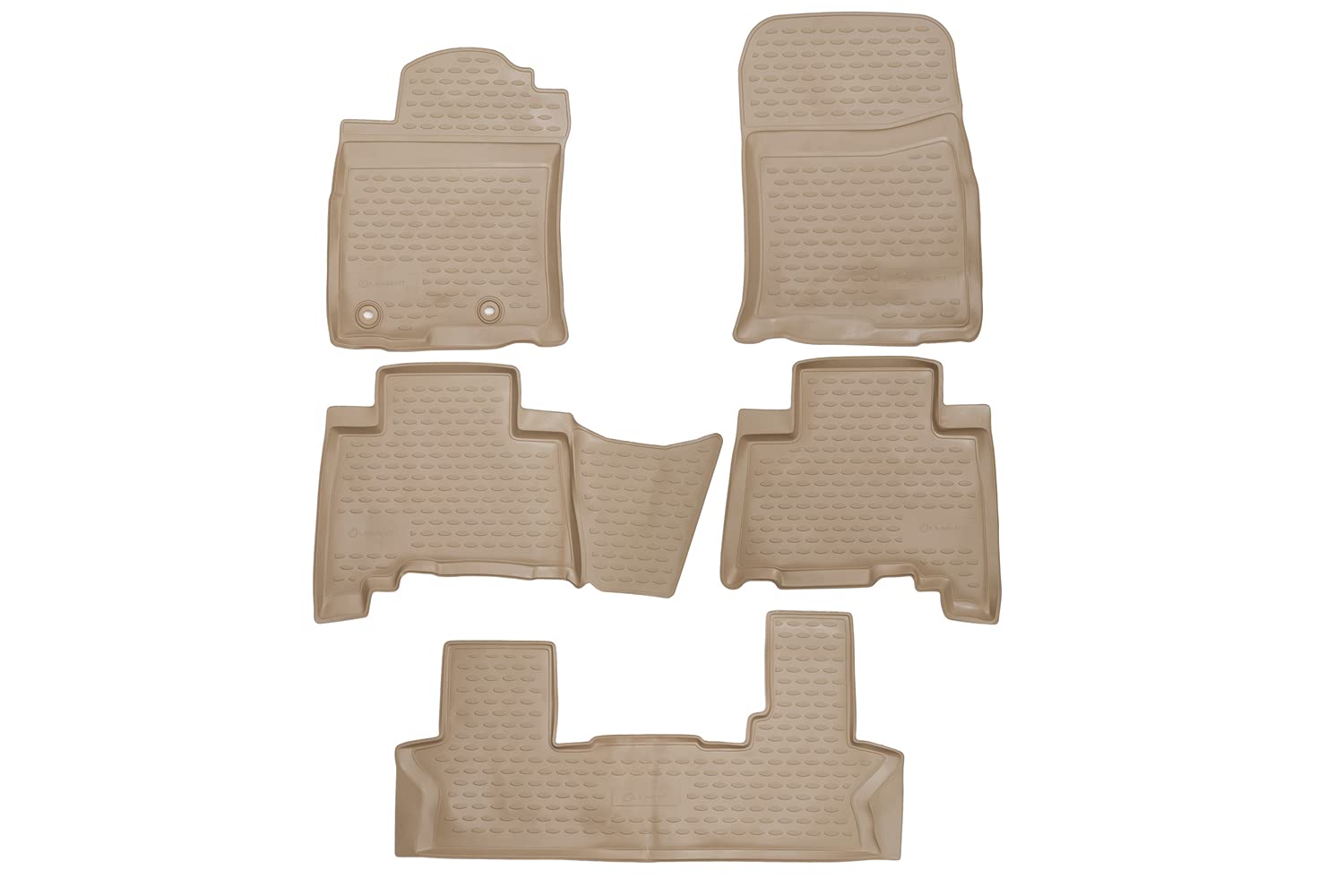 Element Gummimatten für Toyota Land Cruiser Prado 150 2013-> 7 Seats 5 TLG Beige Element Gummimatten für Toyota Land Cruiser Prado 150 2013-> 7 Seats 5 TLG Beige von Element