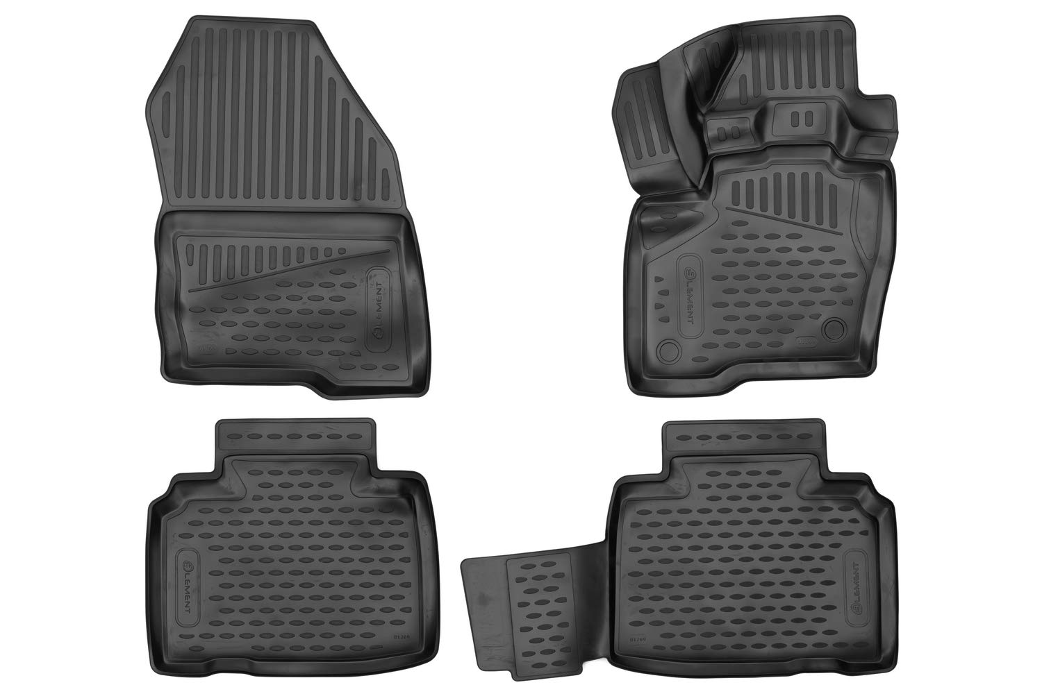 Element Passgenaue 3D Fussmatten Designed für Ford Edge, Mk 2, 2015-2024, 4 TLG. Element Passgenaue 3D Fussmatten Designed für Ford Edge, Mk 2, 2015-2024, 4 TLG. von Element