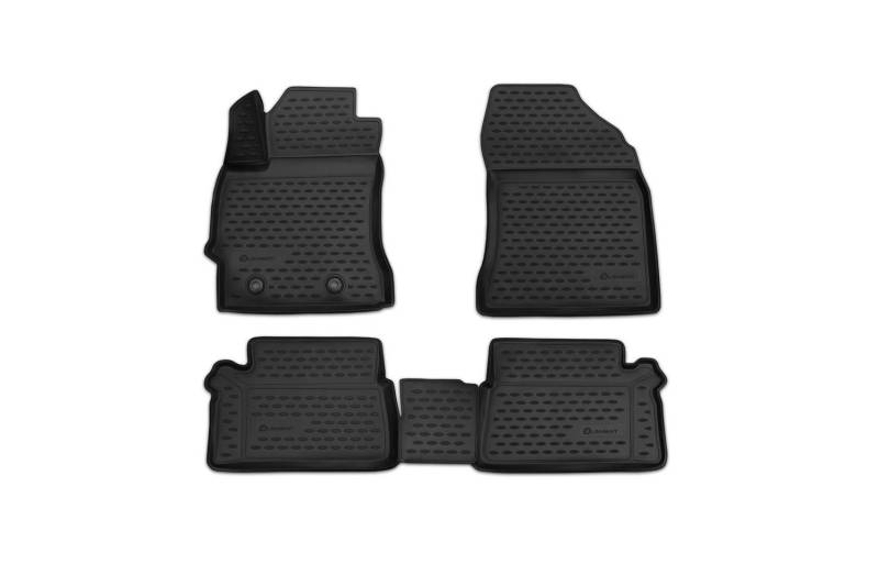 Element Passgenaue 3D Fußmatten für Toyota Auris II, 2012-2018, 4 TLG, schwarz von Element