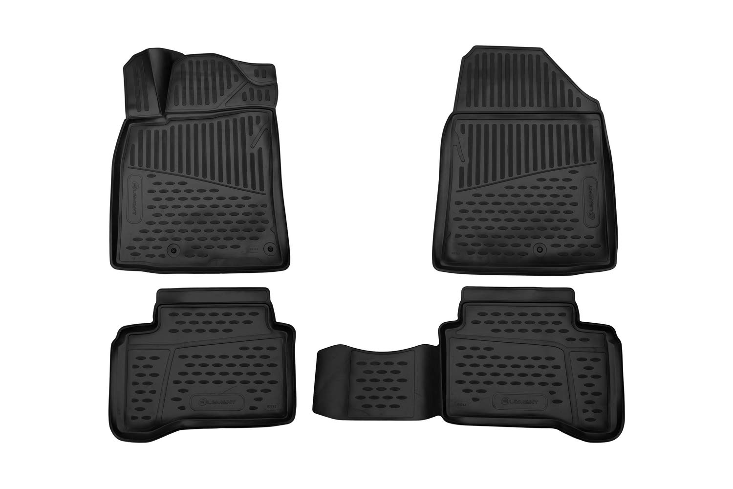 Element Passgenaue Premium 3D Gummimatten Fussmatten passend für Hyundai Ioniq, 2016-2024, 4 TLG, Schwarz Element Passgenaue Premium 3D Gummimatten Fussmatten passend für Hyundai Ioniq, 2016-2024, 4 TLG, Schwarz von Element
