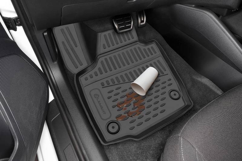 Element Passgenaue Premium 3D Gummimatten Fussmatten passend für Toyota Sienna 7-Sitze, 2013->, 4 TLG. von Element