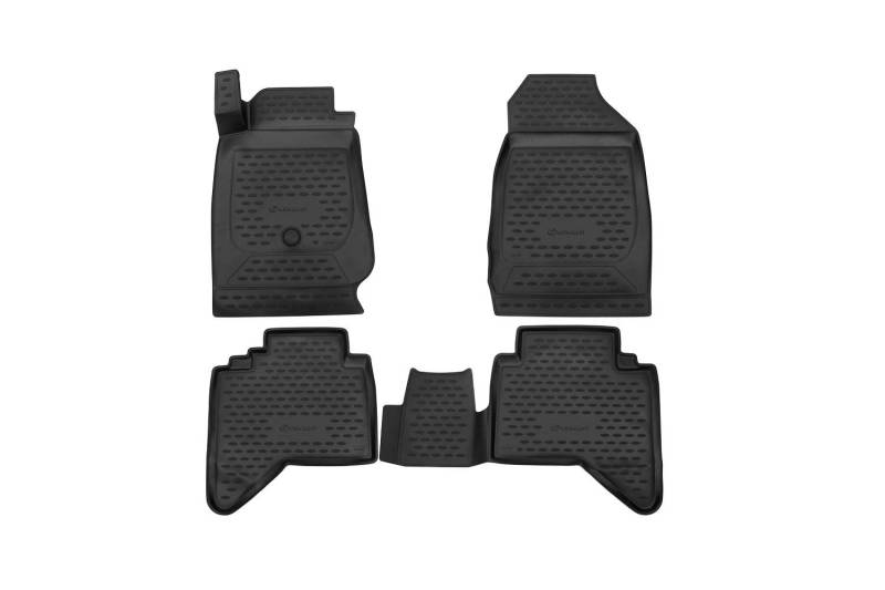 Element Passgenaue Premium Antirutsch Gummi Fußmatten - Isuzu D-MAX, at, Seats Without electrodrive, schwarz von Element
