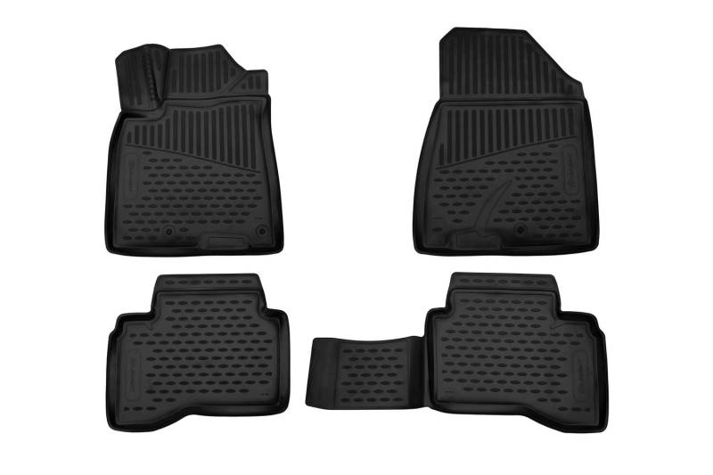 Element Passgenaue Premium Antirutsch Gummi Fußmatten - KIA NIRO, schwarz von Element