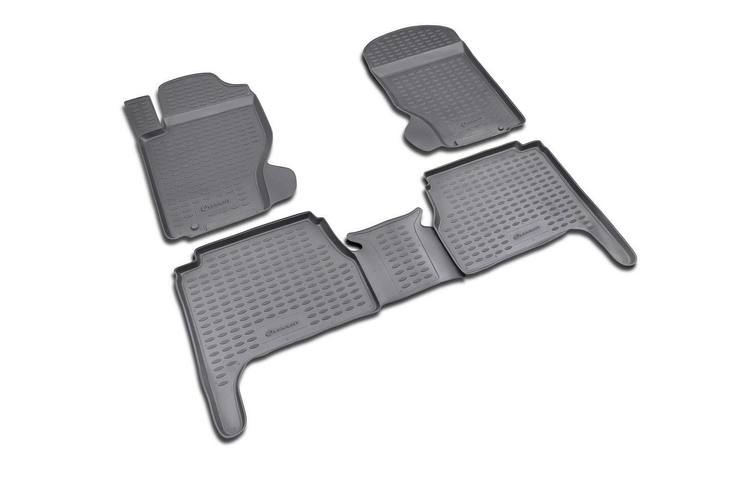 Element 3D Gummimatten Set passend für KIA Sorento | Mk1 I | 2002-2011 | 100% passgenaue Auto Fußmatten, robuste Universal Fußmatte Auto Element 3D Gummimatten Set passend für KIA Sorento | Mk1 I | 2002-2011 | 100% passgenaue Auto Fußmatten, robuste Universal Fußmatte Auto von Element