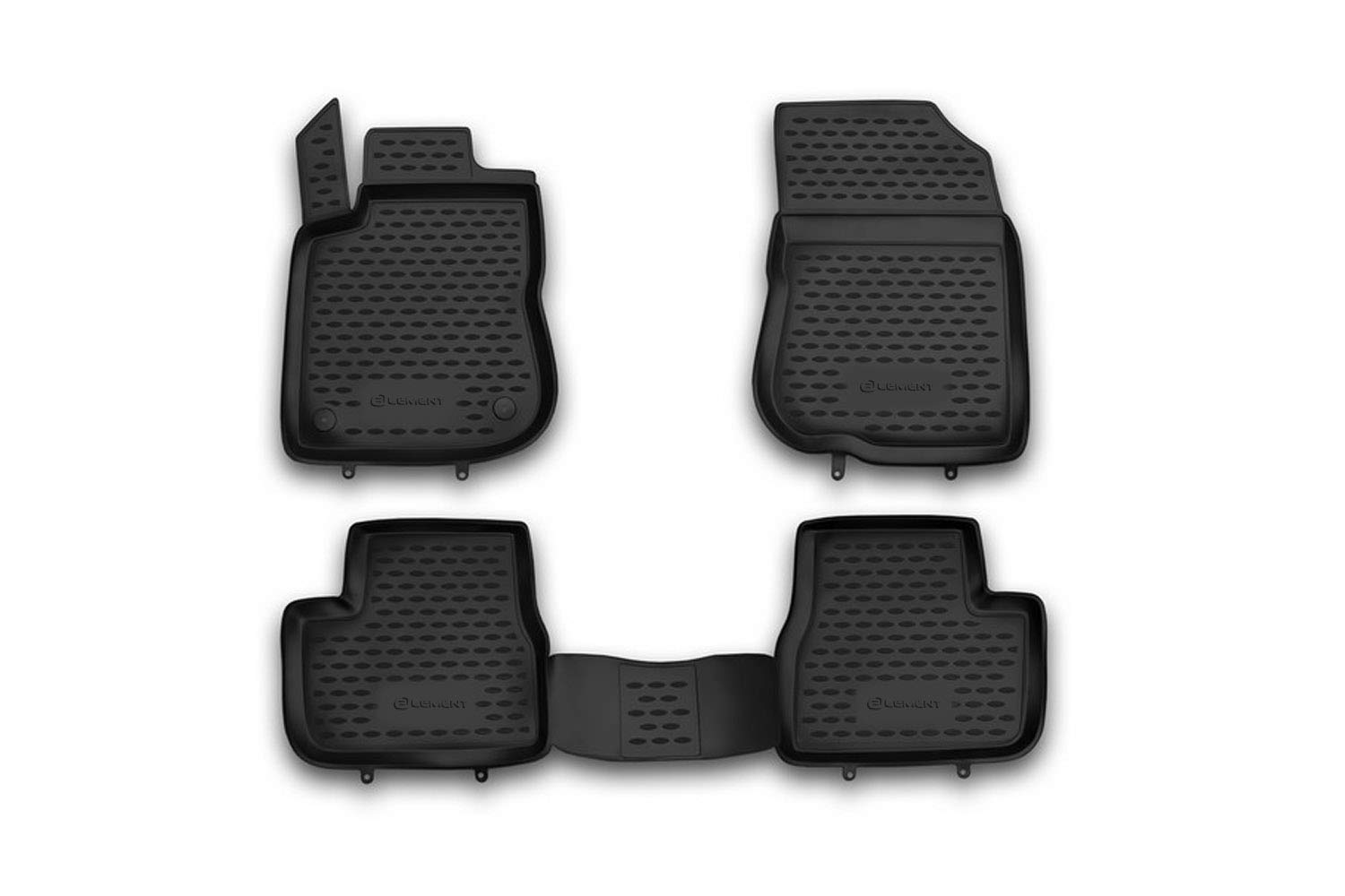 Element Passgenaue Premium Antirutsch Gummi Fußmatten - Peugeot 208, schwarz Element Passgenaue Premium Antirutsch Gummi Fußmatten - Peugeot 208, schwarz von Element