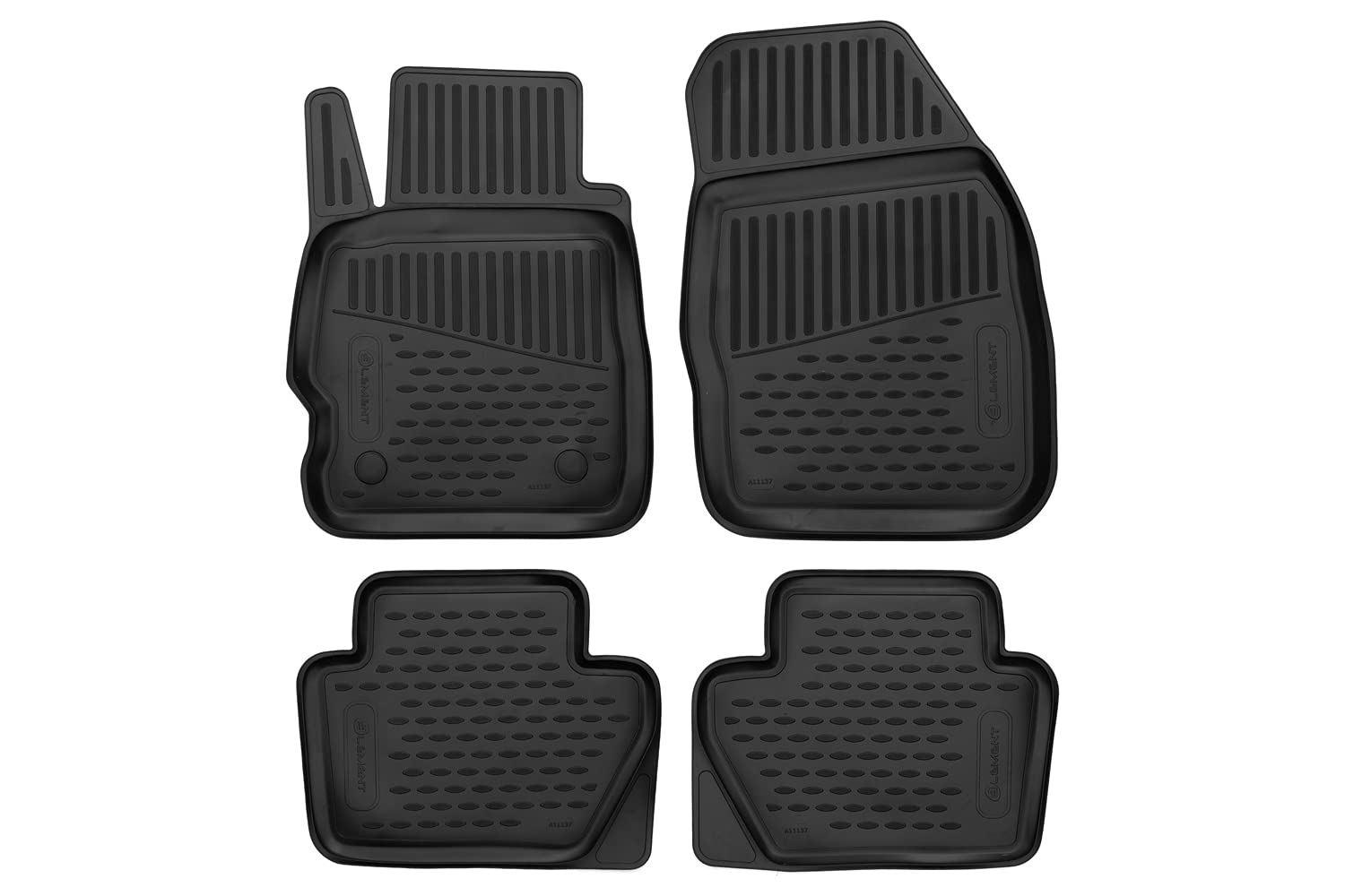 Element Passgenaue Fußmatten Gummimatten für Ford KA III KA+ 2014 - von Element