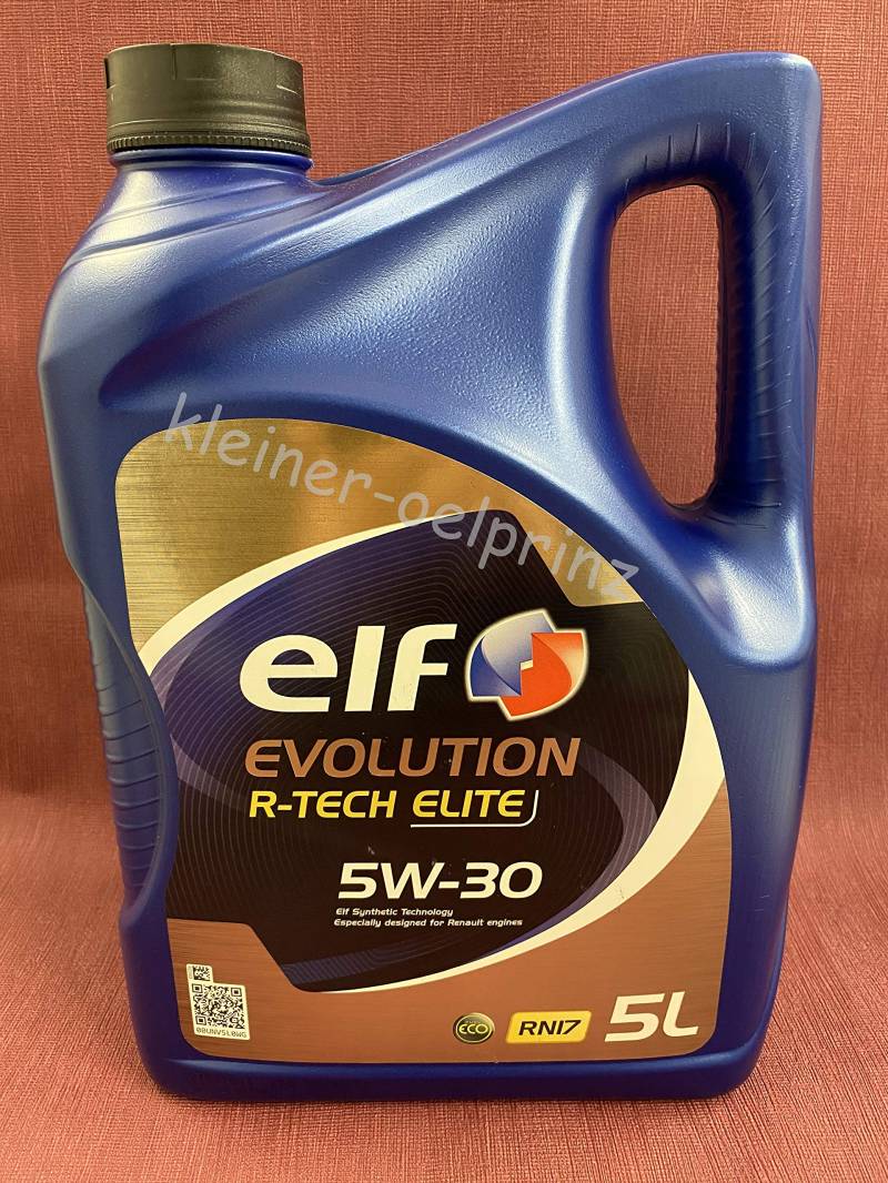 5 ltr. Elf evolution R-Tech Elite 5W-30 synth. Motorenöl/Motoröl Renault RN17 von Elf
