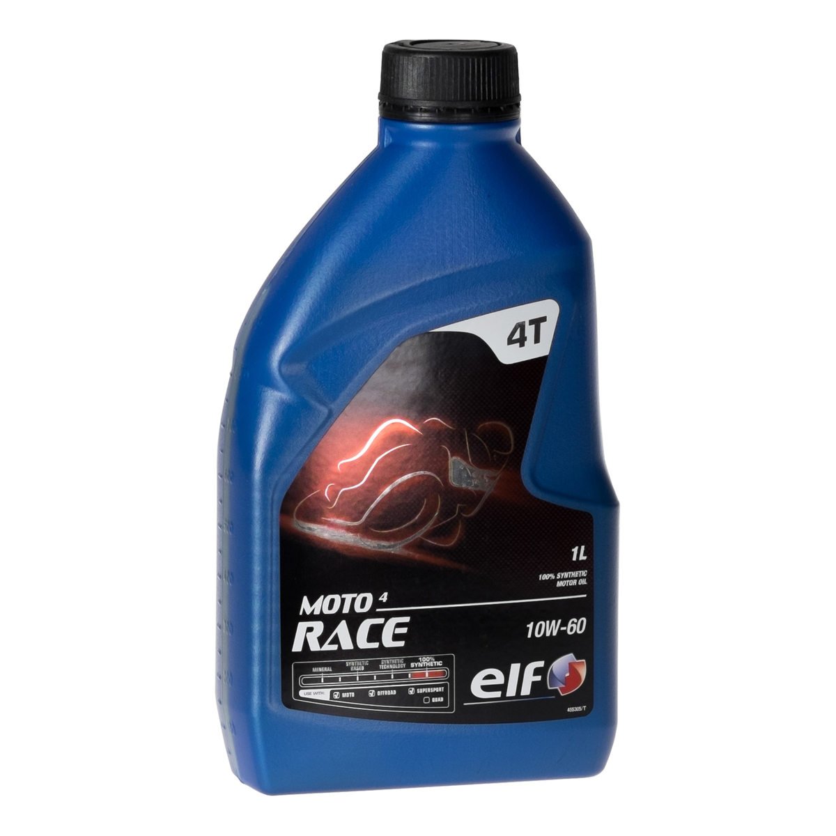 ELF Motoröl ÖL 4T 4-TAKT MOTO 4 RACE 10W-60 10W60 API SN JASO MA2-1L 1 Liter von Elf