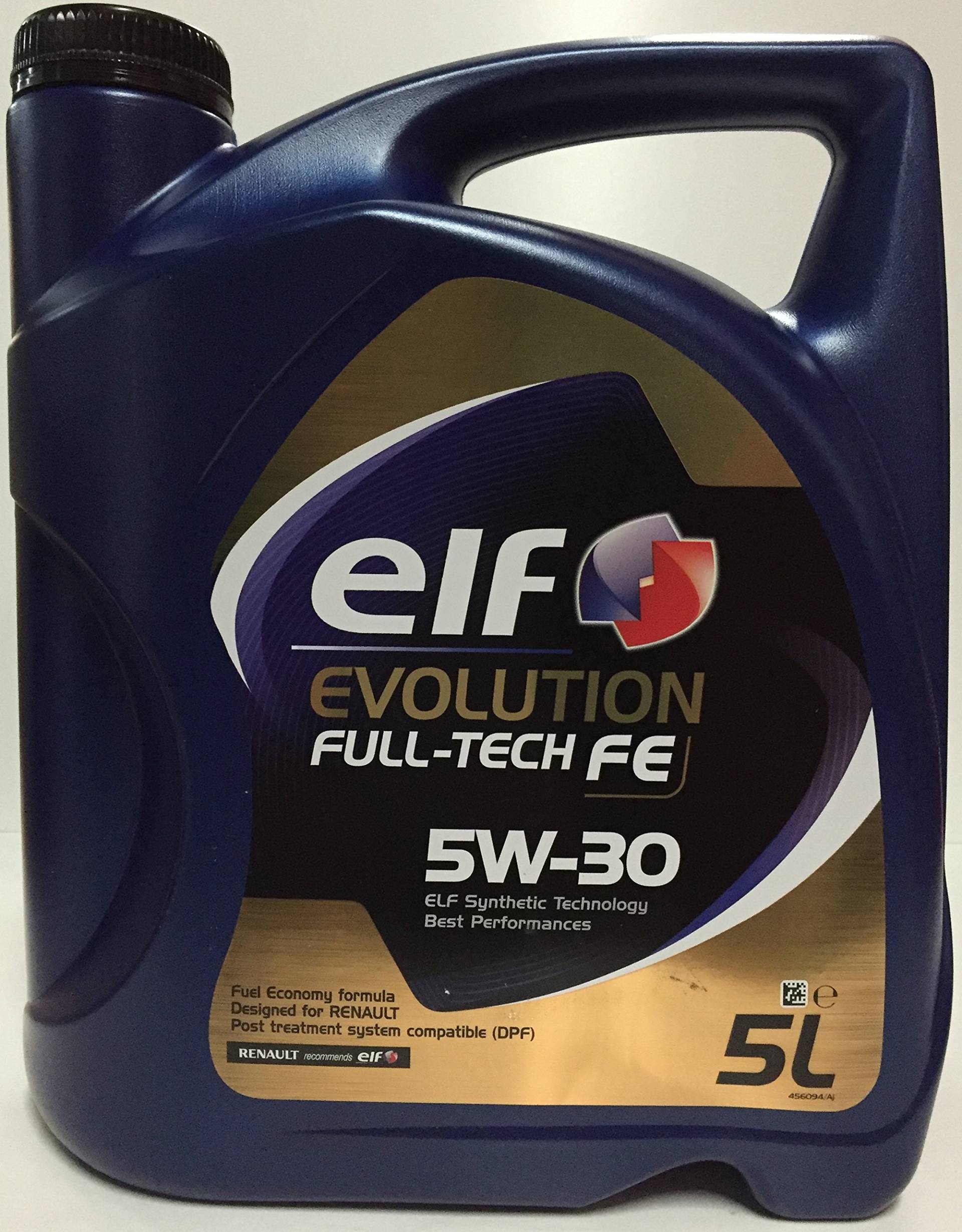 Elf Motorenöl Evolution Full-Tech FE 5W-30 5 Liter 5 Ltrs = 1 x 5 L von ELF