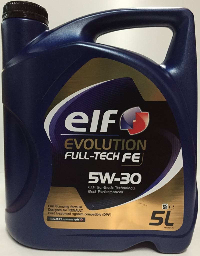 Elf Motorenöl Evolution Full-Tech FE 5W-30 5 Liter 5 Ltrs = 1 x 5 L von Elf