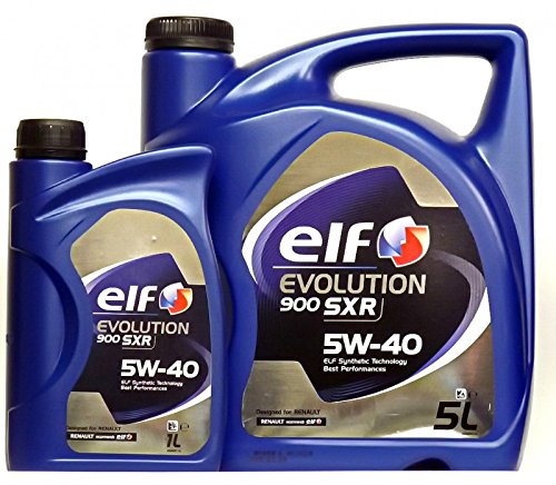 Elf evolution 900 SXR 5 W40 Motorenöl, 1 x 5l + 1 x 1L = 6 Liter von Elf