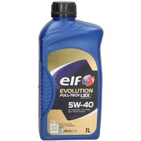Motoröl ELF EVOLUTION Full Tech LSX 5W40 1L Motoröl ELF EVOLUTION Full Tech LSX 5W40 1L von Elf
